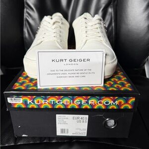 Kurt Geiger London Laney  Evil Eye Sneakers Size  9.5 (UWB)